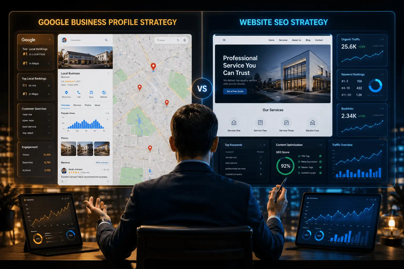 Google Business Profile vs Website SEO: Which Matters More for Local Rankings?