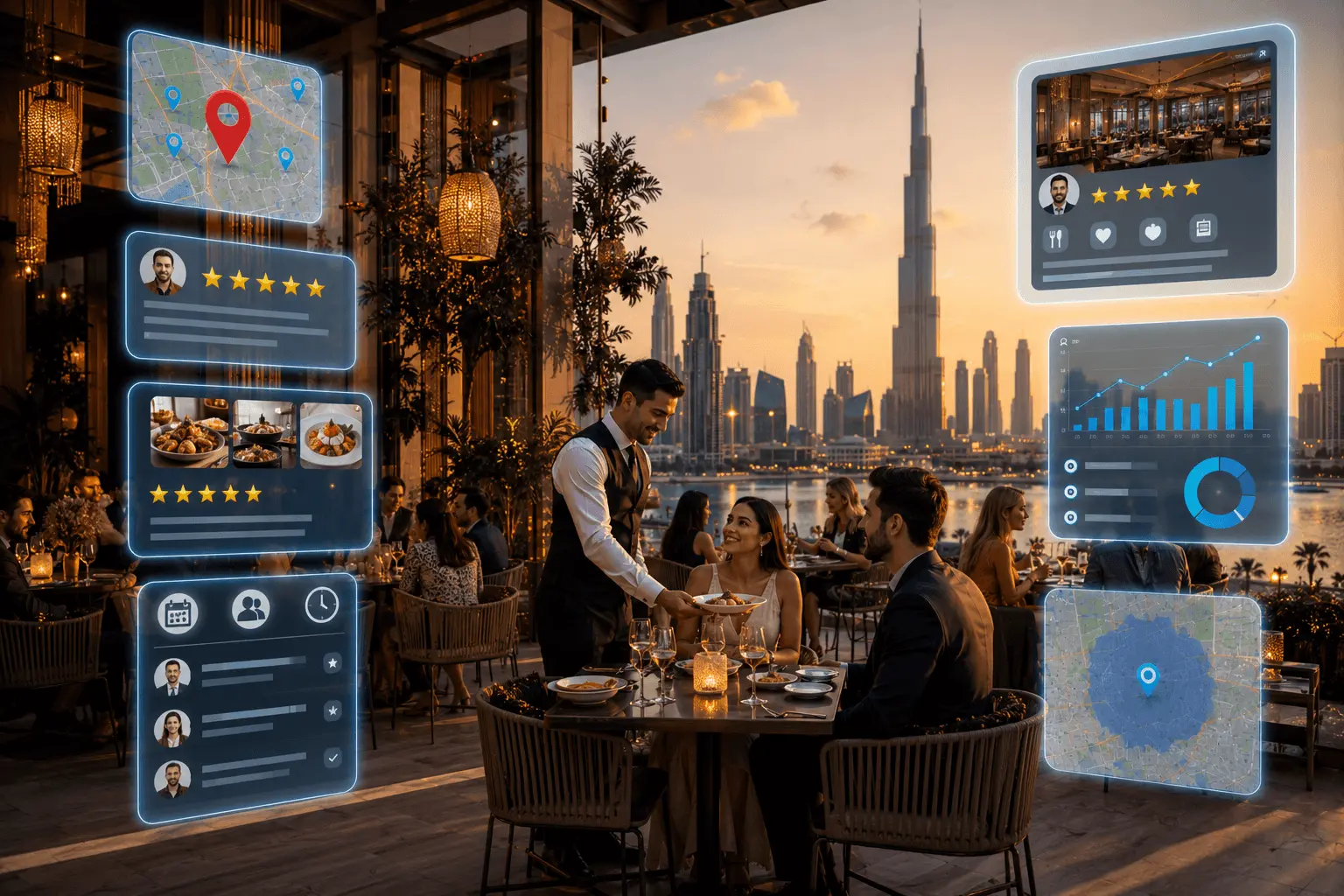 Local SEO for Restaurants in Dubai: How to Fill Tables and Grow Orders Through Google
